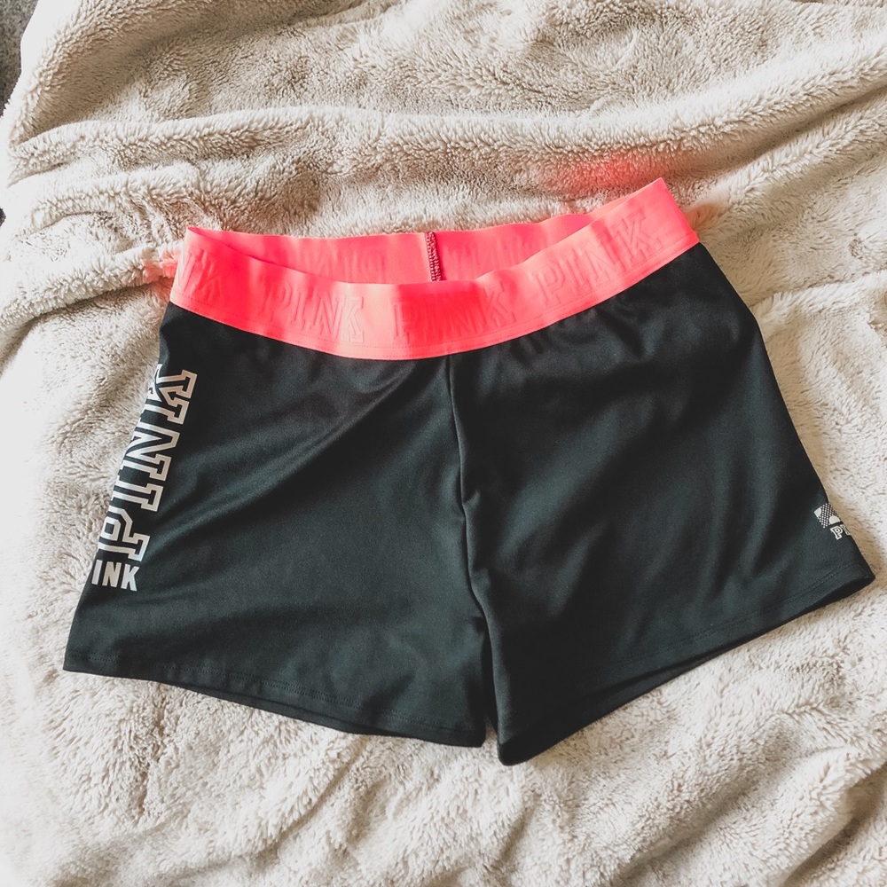 PINK spandex shorts !!!